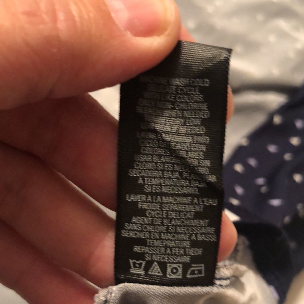 Nina Leonard S Jersey Crew Neck Quarter Sleeve Midi Dress Navy White Lilac Print - Picture 9 of 16